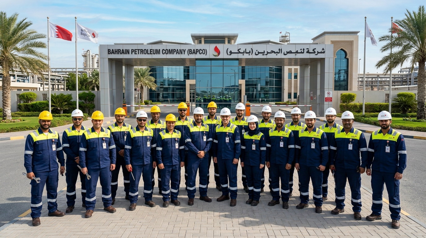 Bapco Bahrain Petroleum Company Team